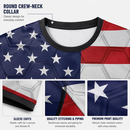 Custom USA Soccer Jersey 2026 World Cup, Personalized Name Number Shirt, Unisex Fan Apparel Gift | DB92