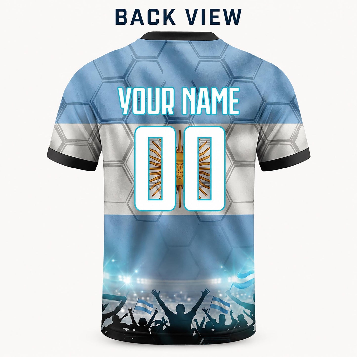 Custom Argentina Soccer Jersey 2026 World Cup, Personalized Name Number Shirt for Men Women Kids, Argentina Fan Apparel Gift | AR44