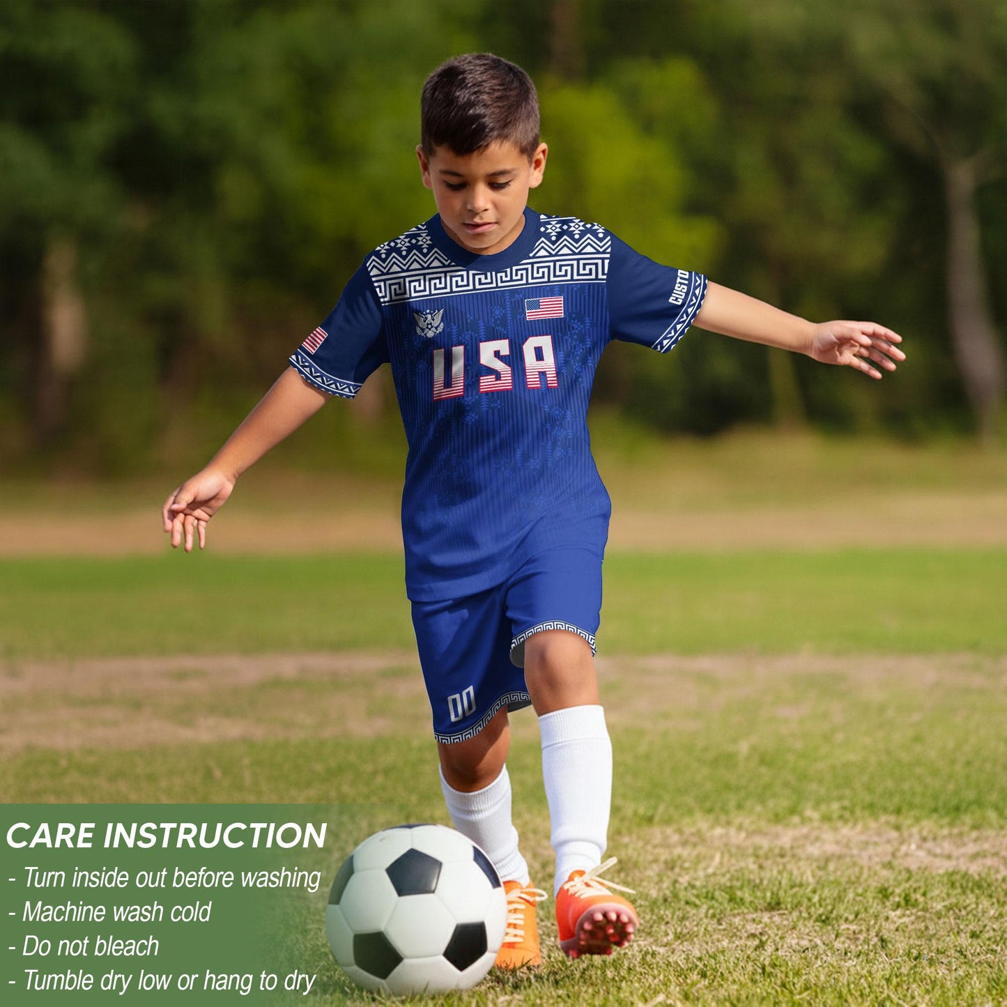 Personalized America Soccer Team Jersey For Men And Kid, Customized American Soccer Jersey, Custom USA Jersey, USA Soccer Jersey Team | RO43