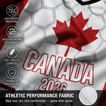 Custom Canada Soccer Jersey 2026 World Cup, Personalized Name Number Shirt, Unisex Fan Apparel Gift | ZA89