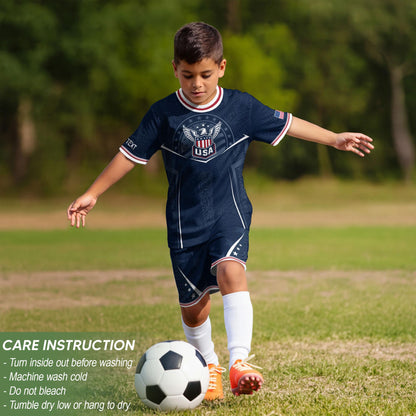 Custom USA Soccer Jersey For Men Women & Kids, Personalized American Soccer Jersey, Americana Game Day Outfit, USA Soccer Jersey Team | DO92