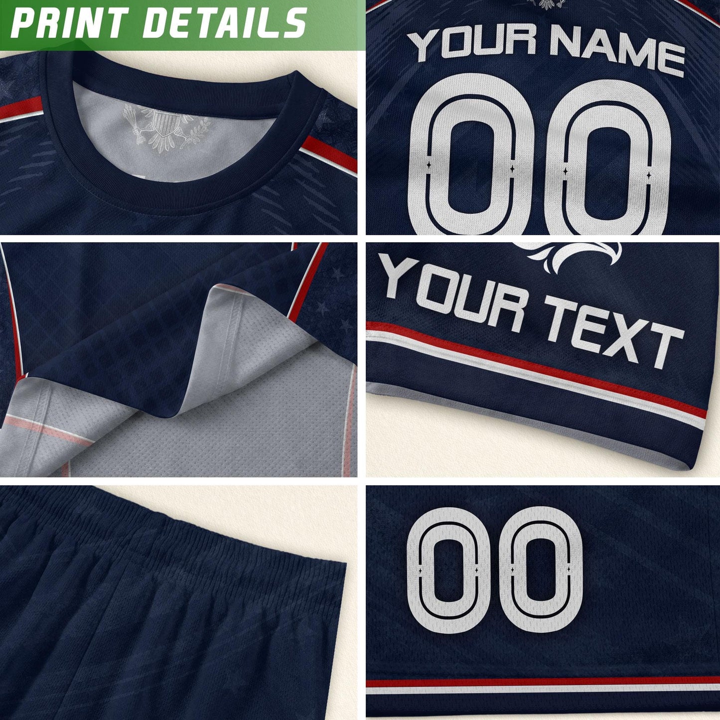 Custom USA Soccer Jersey For Men Women & Kids, Personalized American Soccer Jersey, Americana Game Day Outfit, USA Soccer Jersey Team | DI60