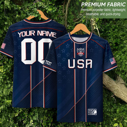 Custom USA Soccer Jersey For Men Women & Kids, Personalized American Soccer Jersey, Americana Game Day Outfit, USA Soccer Jersey Team | TT17