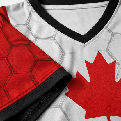 Custom Canada Crop Top Soccer Jersey 2026, Personalized Name Number World Cup Shirt for Women, Game Day Fan Gift | VC48