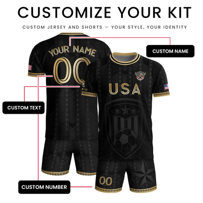 Custom USA Soccer Jersey For Men Women & Kids, Personalized American Soccer Jersey, Americana Game Day Outfit, USA Soccer Jersey Team | BL76