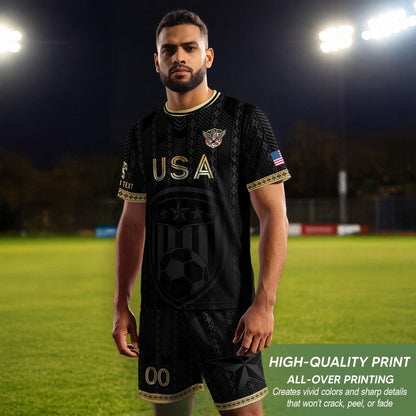 Custom USA Soccer Jersey For Men Women & Kids, Personalized American Soccer Jersey, Americana Game Day Outfit, USA Soccer Jersey Team | BL76