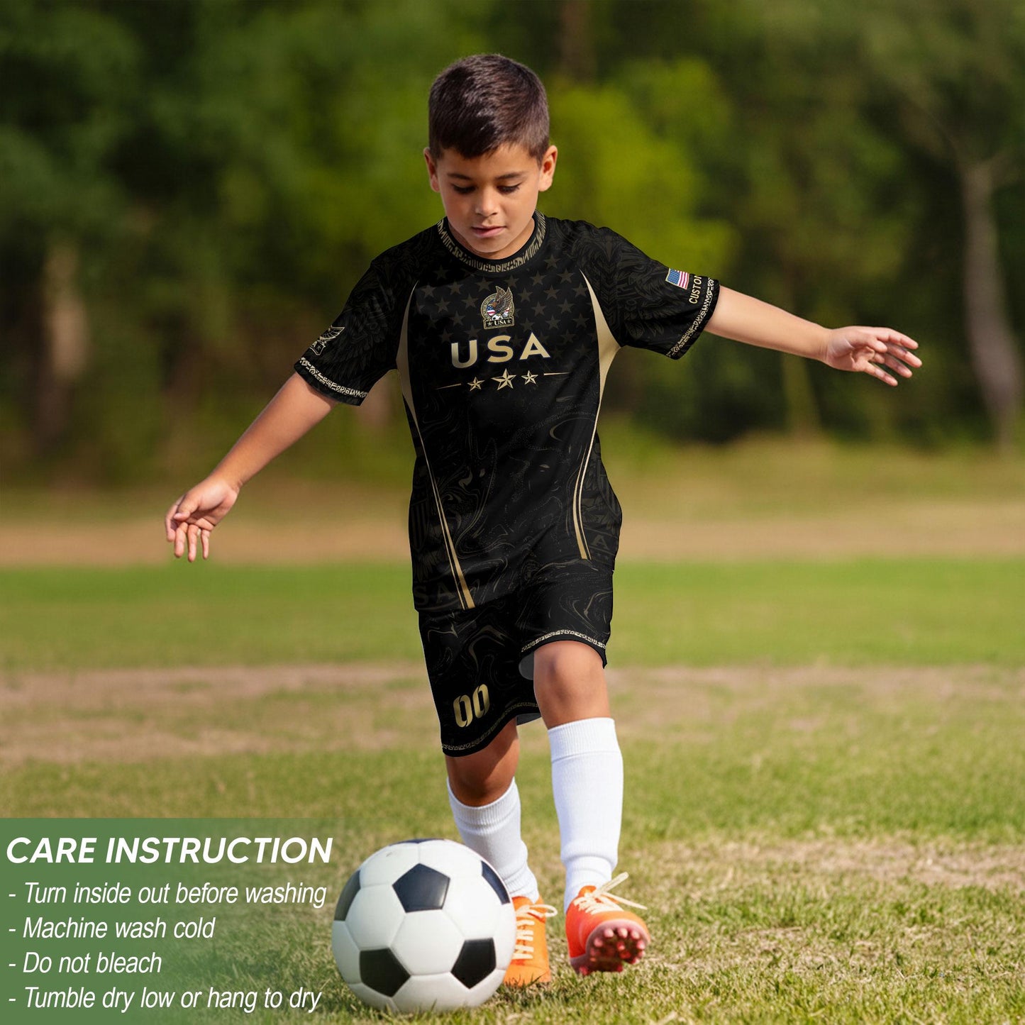 Custom USA Soccer Jersey For Men Women & Kids, Personalized American Soccer Jersey, Americana Game Day Outfit, USA Soccer Jersey Team | LJ19