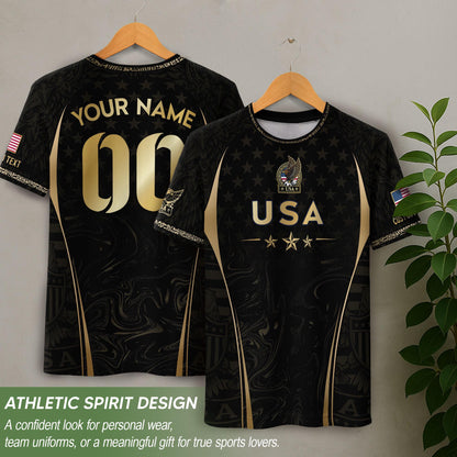 Custom USA Soccer Jersey For Men Women & Kids, Personalized American Soccer Jersey, Americana Game Day Outfit, USA Soccer Jersey Team | LJ19