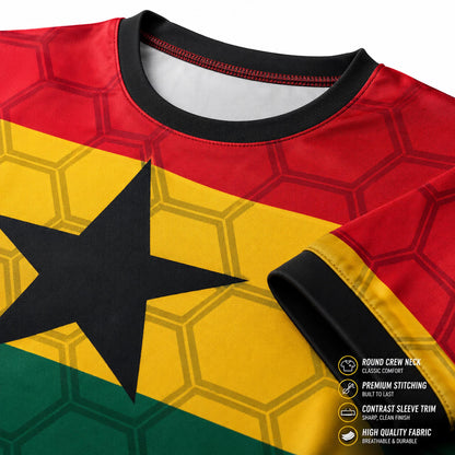 Custom Ghana Soccer Jersey 2026 World Cup, Personalized Name Number Shirt, Unisex Fan Apparel Gift | QF31