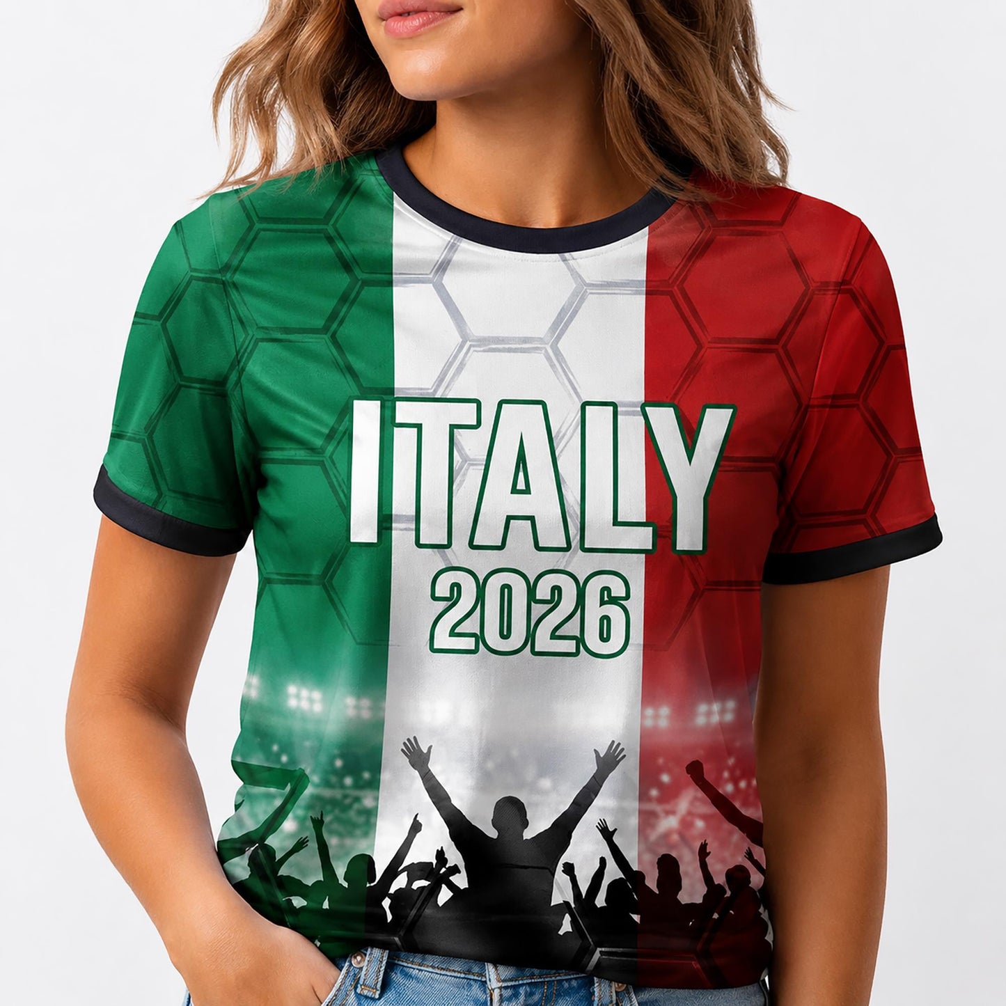 Custom Italy Soccer Jersey 2026 World Cup, Personalized Name Number Shirt, Unisex Fan Apparel Gift | HM97