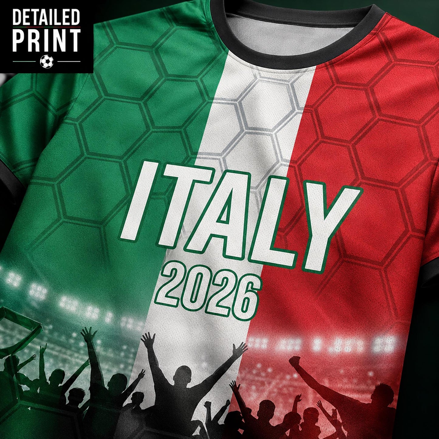Custom Italy Soccer Jersey 2026 World Cup, Personalized Name Number Shirt, Unisex Fan Apparel Gift | HM97
