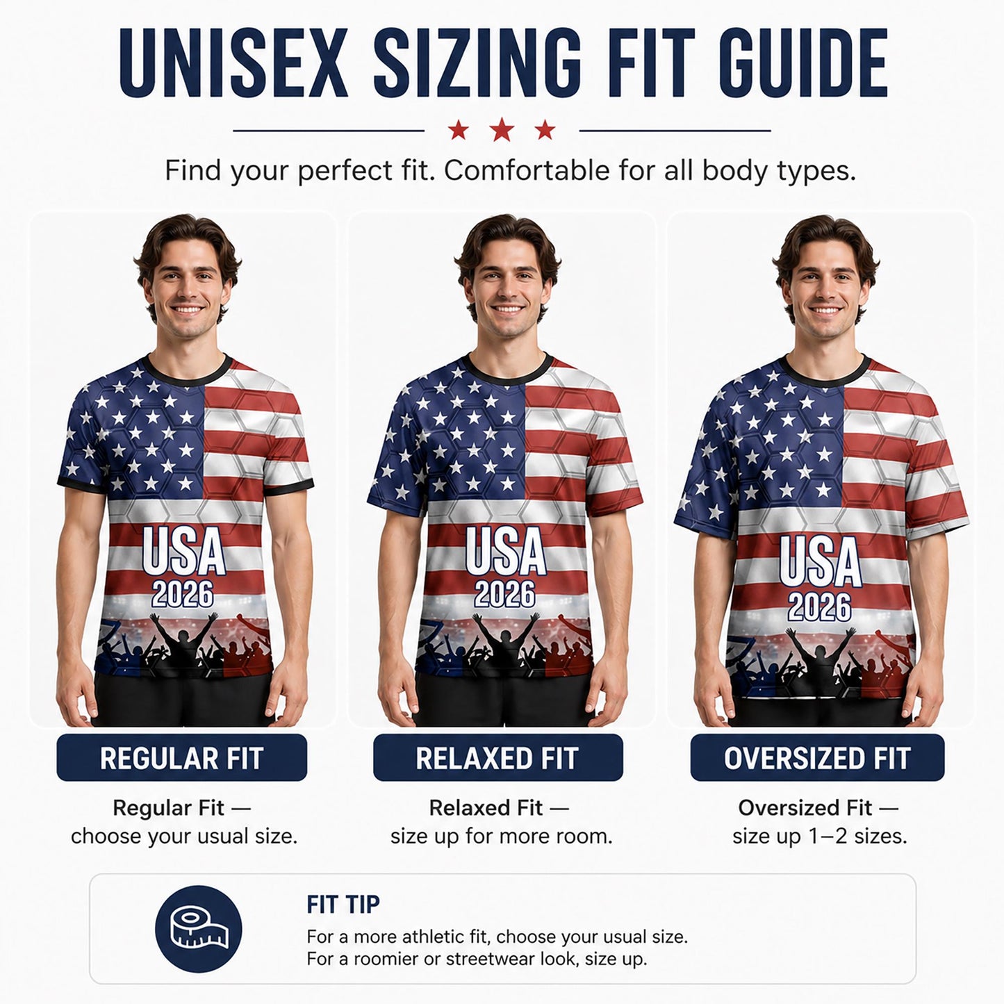 Custom USA Soccer Jersey 2026 World Cup, Personalized Name Number Shirt, Unisex Fan Apparel Gift | DB92