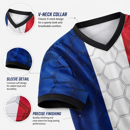 Custom France Soccer Jersey 2026 World Cup, Personalized Name Number Shirt for Men Women Kids, France Fan Apparel Gift | GM99