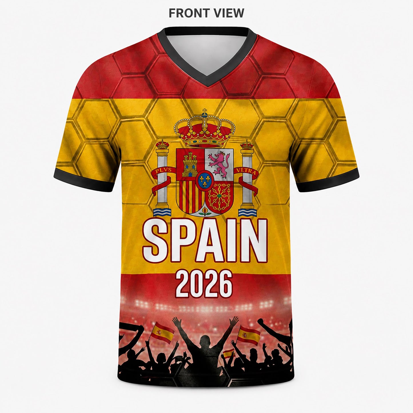 Custom Spain Soccer Jersey 2026 World Cup, Personalized Name Number Shirt for Men Women Kids, Spain Fan Apparel Gift | OP68