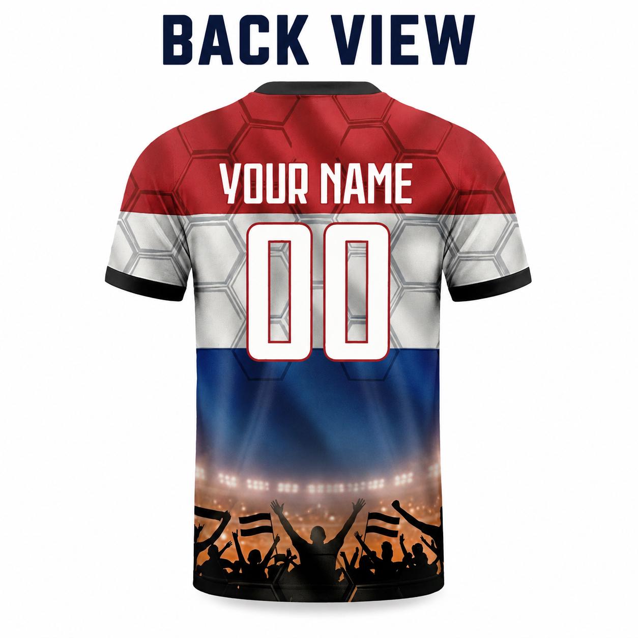 Custom Netherlands Soccer Jersey 2026 World Cup, Personalized Name Number Shirt for Men Women Kids, Netherlands Fan Apparel Gift | XN88