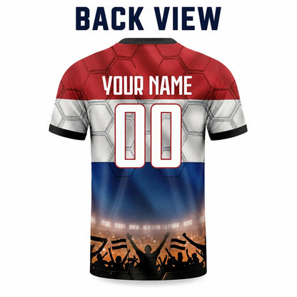 Custom Netherlands Soccer Jersey 2026 World Cup, Personalized Name Number Shirt for Men Women Kids, Netherlands Fan Apparel Gift | XN88