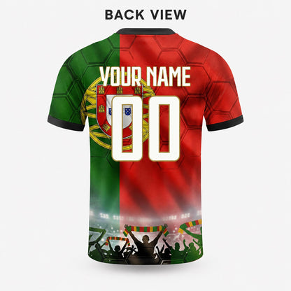 Custom Portugal Soccer Jersey 2026 World Cup, Personalized Name Number Shirt for Men Women Kids, Portugal Fan Apparel Gift | SS48