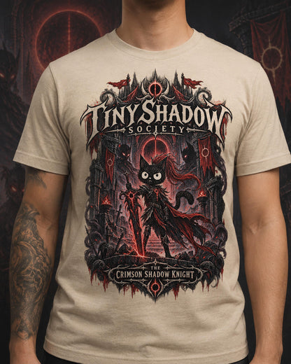 Solo Leveling Igris Shirt, Blood-Red Commander Anime Graphic Tee, Dark Fantasy Gothic Manga Cat Parody, Shadow Monarch Gamer Fan Gift