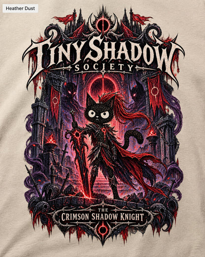 Solo Leveling Igris Shirt, Blood-Red Commander Anime Graphic Tee, Dark Fantasy Gothic Manga Cat Parody, Shadow Monarch Gamer Fan Gift