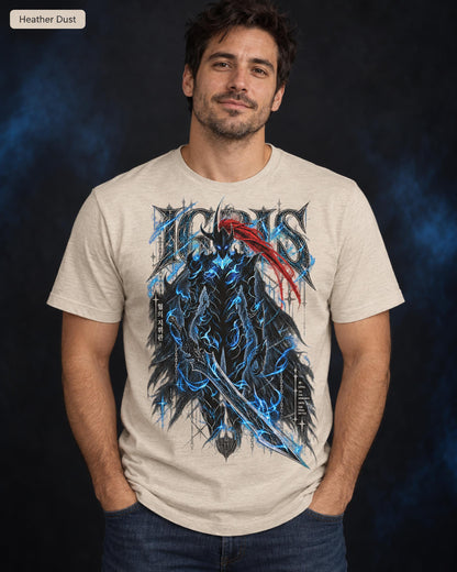 Solo Leveling Igris Shirt, Anime Graphic Tee, Blood-Red Commander Dark Fantasy Manga Shirt, Shadow Monarch Fan Gift, Otaku Streetwear Tee