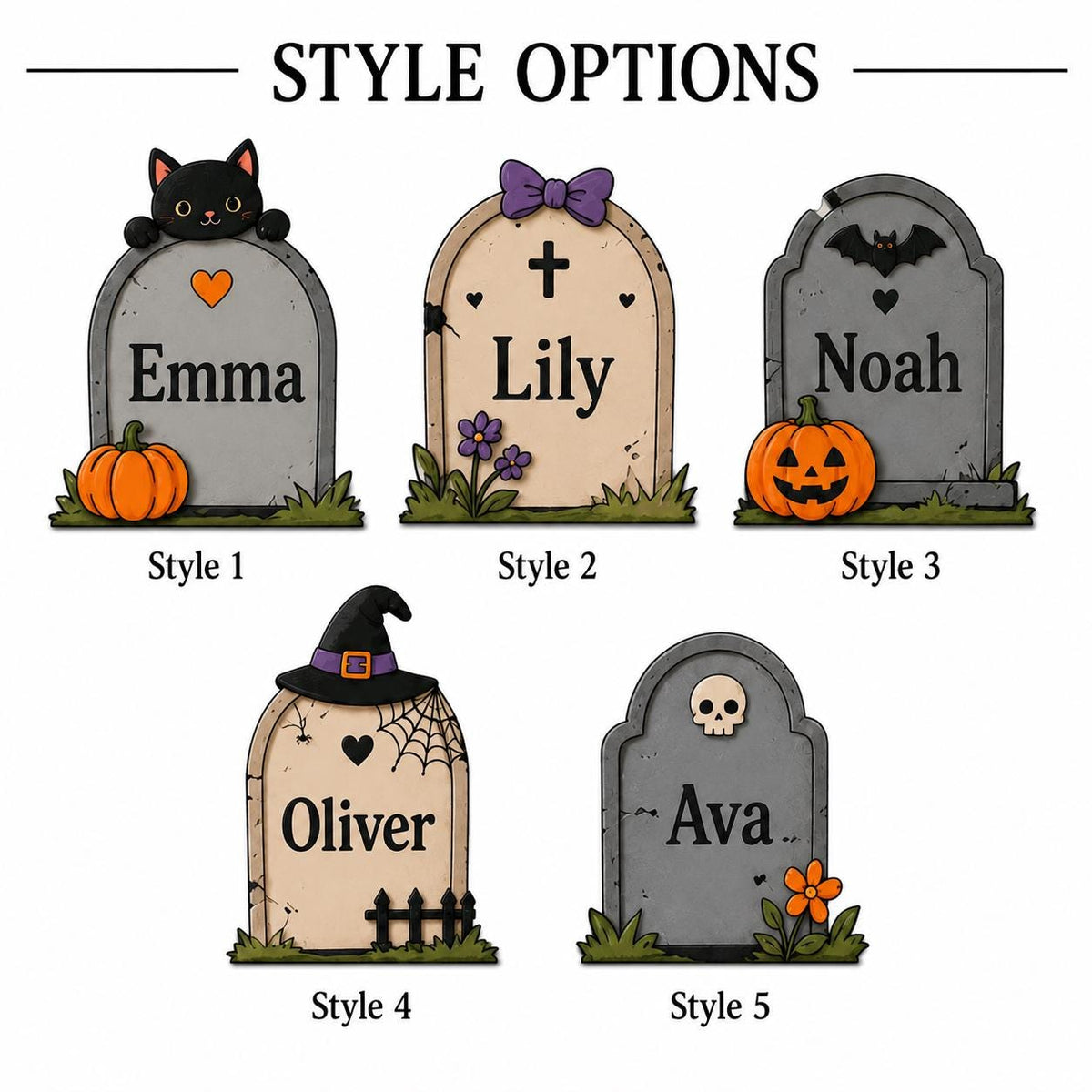 Halloween Family Sign, Custom Spooky Family Names, Tombstone Graveyard Wall Decor, Halloween Door Sign, Halloween Home and Door Decor