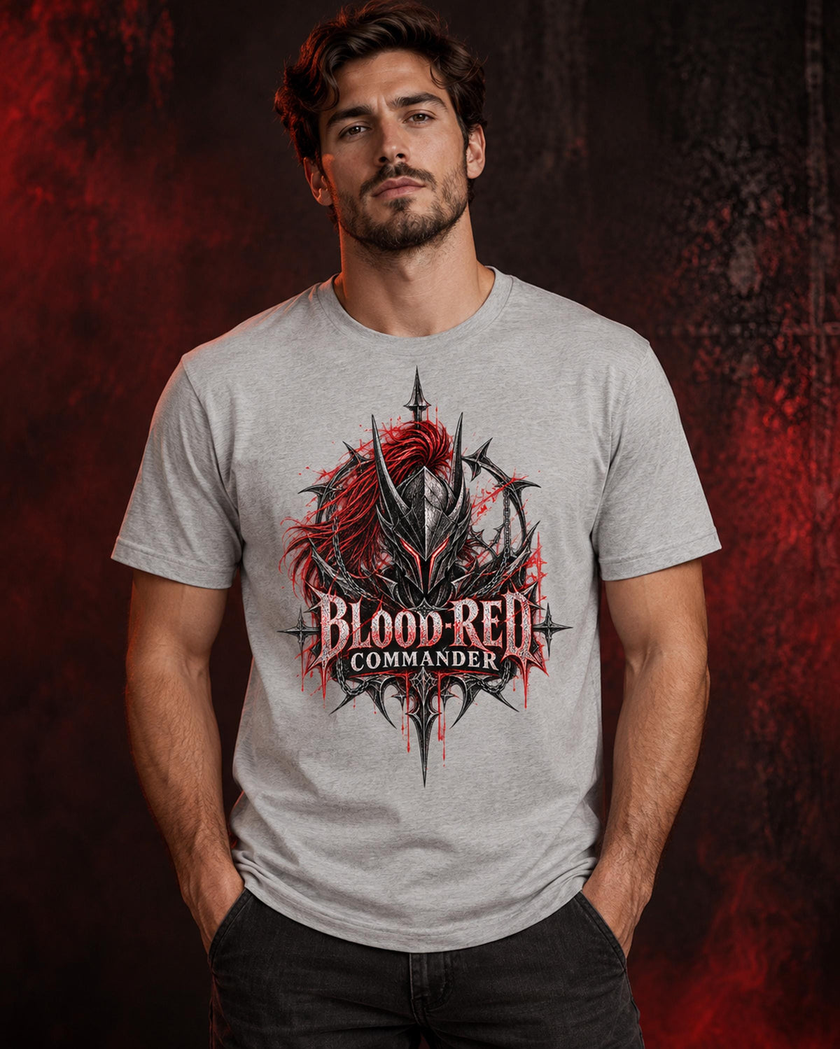 Solo Leveling Igris Shirt, Blood-Red Commander Anime Graphic Tee, Dark Fantasy Manga Shirt, Shadow Monarch Fan Gift, Anime Streetwear Tee