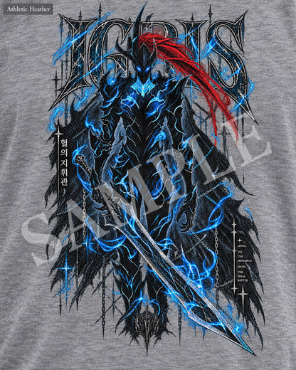 Solo Leveling Igris Shirt, Anime Graphic Tee, Blood-Red Commander Dark Fantasy Manga Shirt, Shadow Monarch Fan Gift, Otaku Streetwear Tee