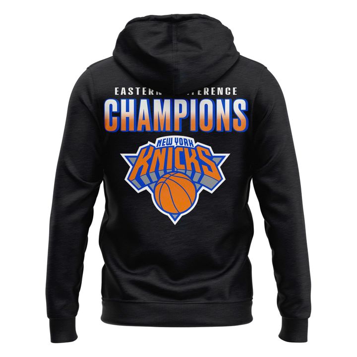 Men's New York Knicks  Charcoal 2026 Eastern Conference Champions Two-Sided Hoodie | NM79