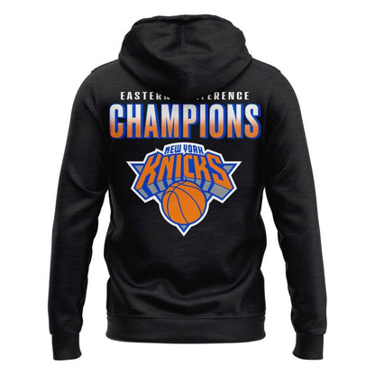 Men's New York Knicks  Charcoal 2026 Eastern Conference Champions Two-Sided Hoodie | NM79