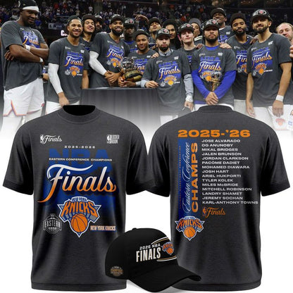 Exclusive New York Knicks 2026 Eastern Conference Champions Locker Room T-Shirt. | FC92