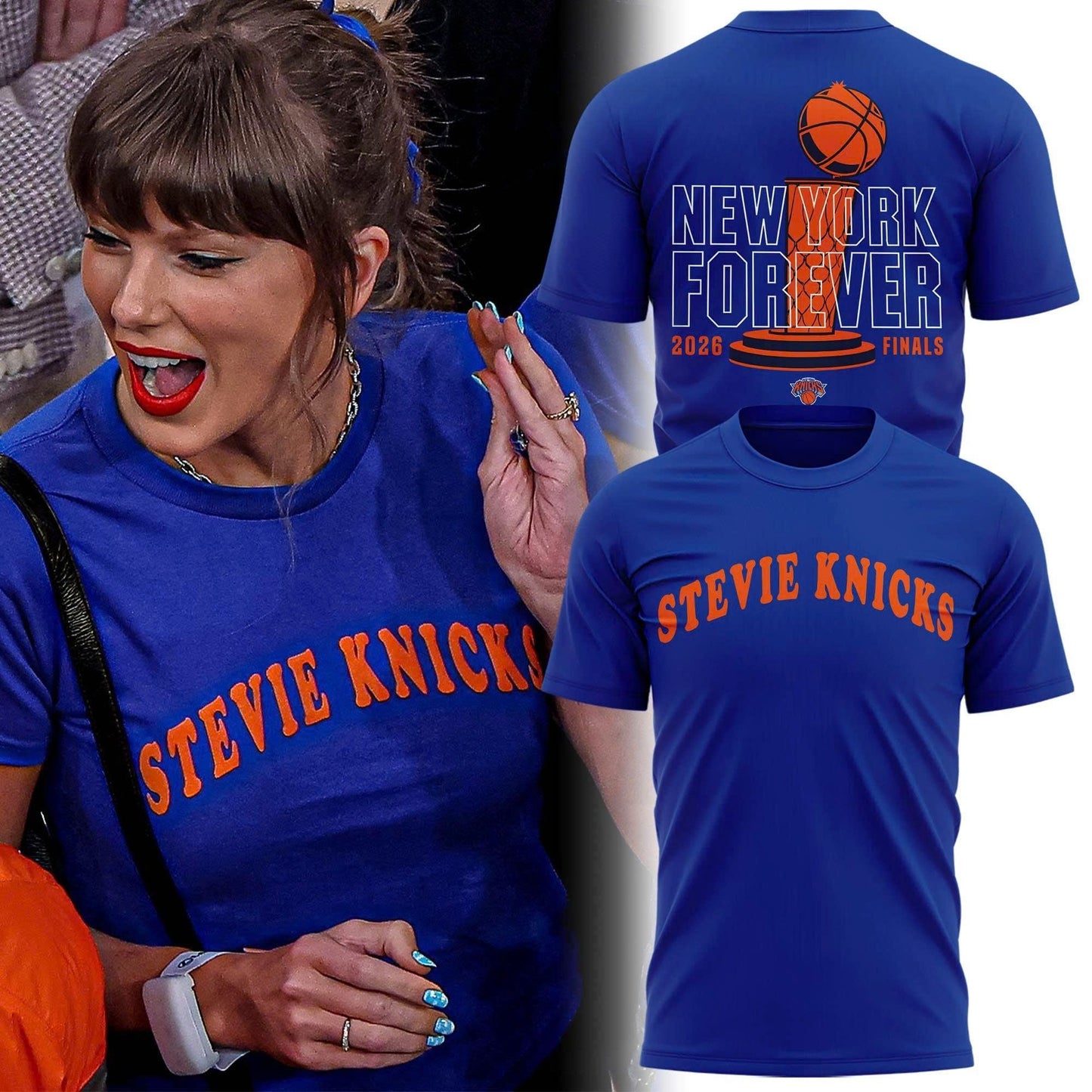 Stevie Knicks Shirt Taylor Swift Shirt, New York Knicks Finals Shirt | MR21