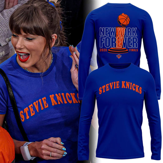 Stevie Knicks Shirt, Taylor Swift Long Tee, New York Knicks Finals Sweatshirt | MT95