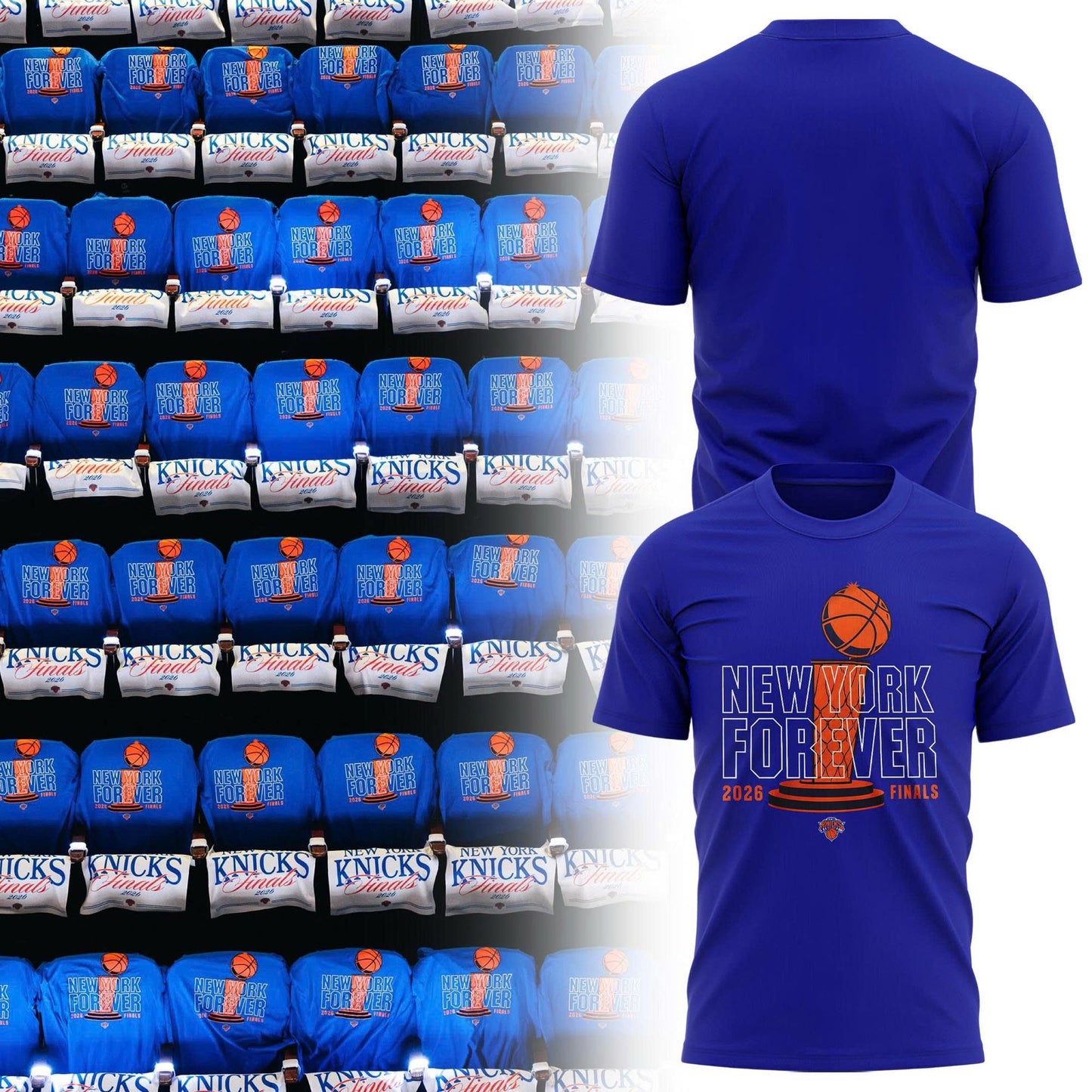 New York Knicks New York Forever 2026 Finals Game 4 Finals T-Shirt | KF49