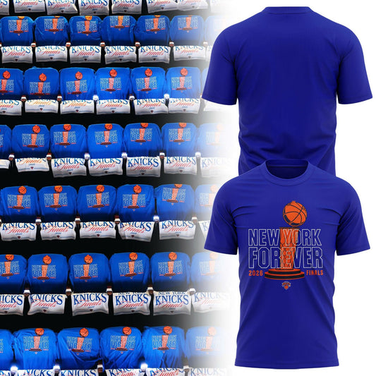 New York Knicks New York Forever 2026 Finals Game 4 Finals T-Shirt | KF49