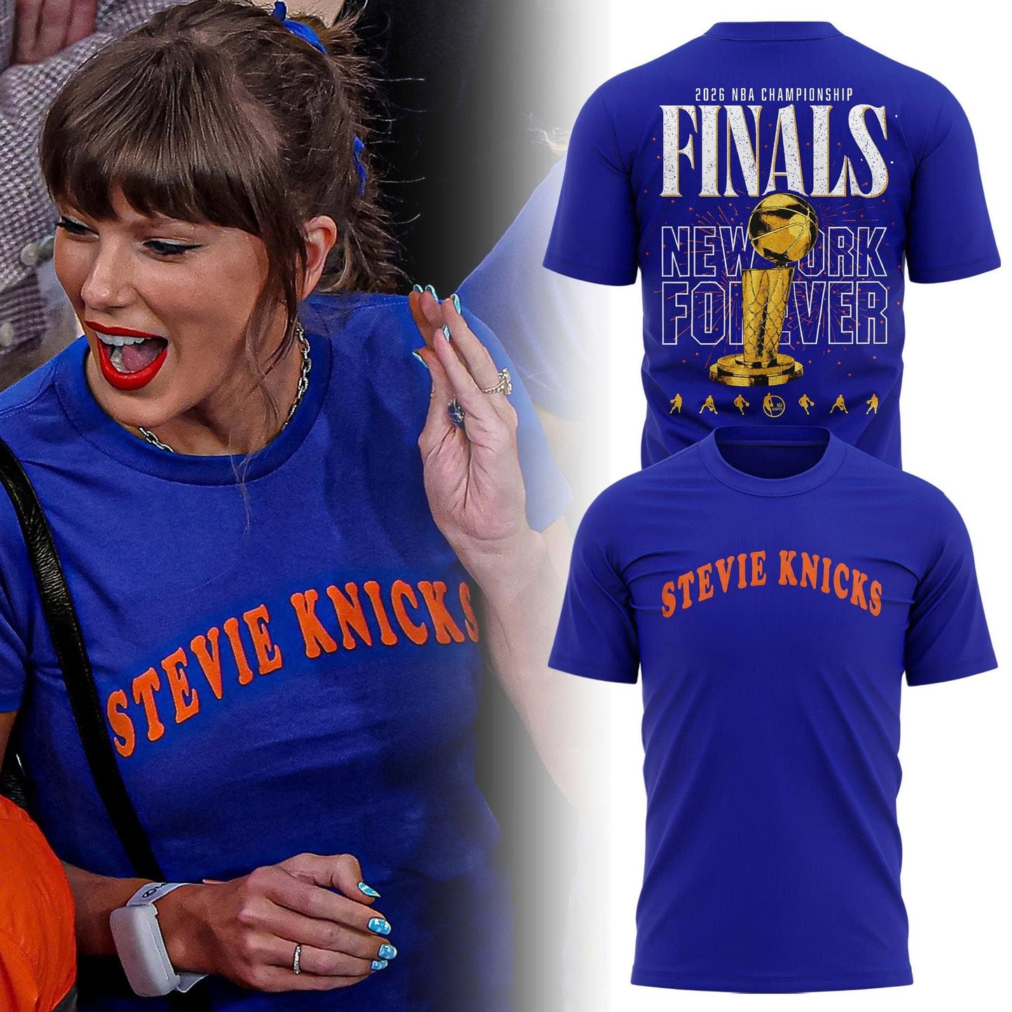 Stevie Knicks Shirt, New York Forever T-Shirt, New York Knicks Finals Shirt | LH80