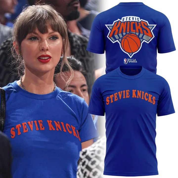 Unisex Blue 2026 Finals Stevie Knicks T-shirt, Taylor Swift Finals T-shirt | ZM59