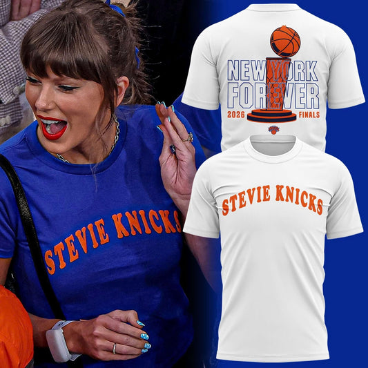 Stevie Knicks Shirt, Taylor Swift Shirt-White, New York Knicks Finals Shirt | WE65