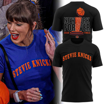Stevie Knicks Shirt, Taylor Swift Shirt-Black, New York Knicks Finals Shirt | CW70
