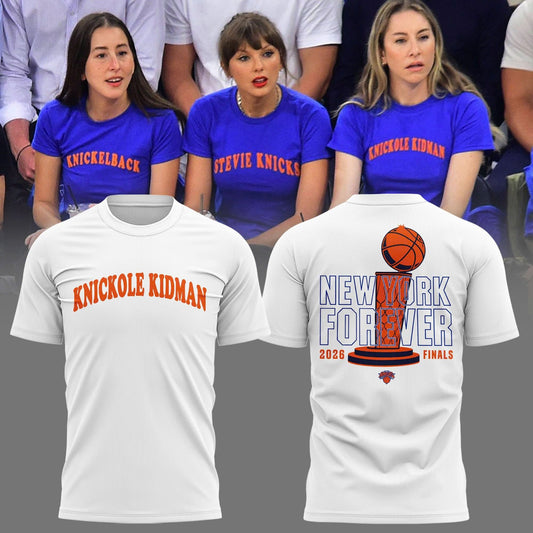 Knickole Kidman Shirt, Taylor Swift Shirt-White, New York Knicks Finals Shirt | JR60