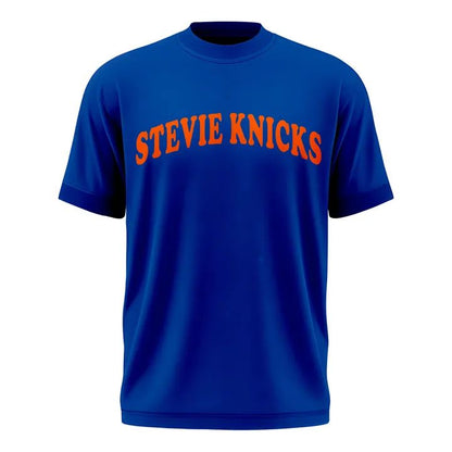 New York Knicks Stevie Knicks 2026 Finals T-Shirt - Blue v2 | SG78