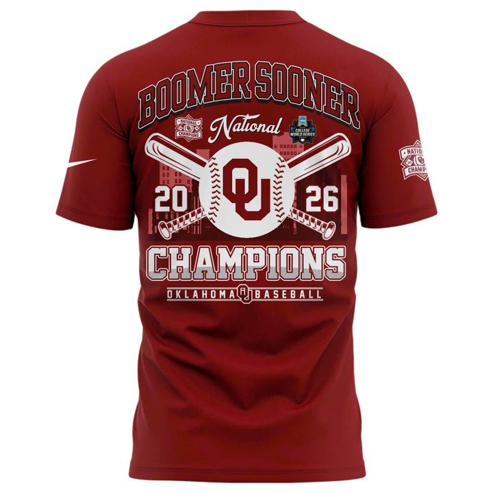 Oklahoma Sooners 2026 NCAA Baseball National Champions Snapback Hat
