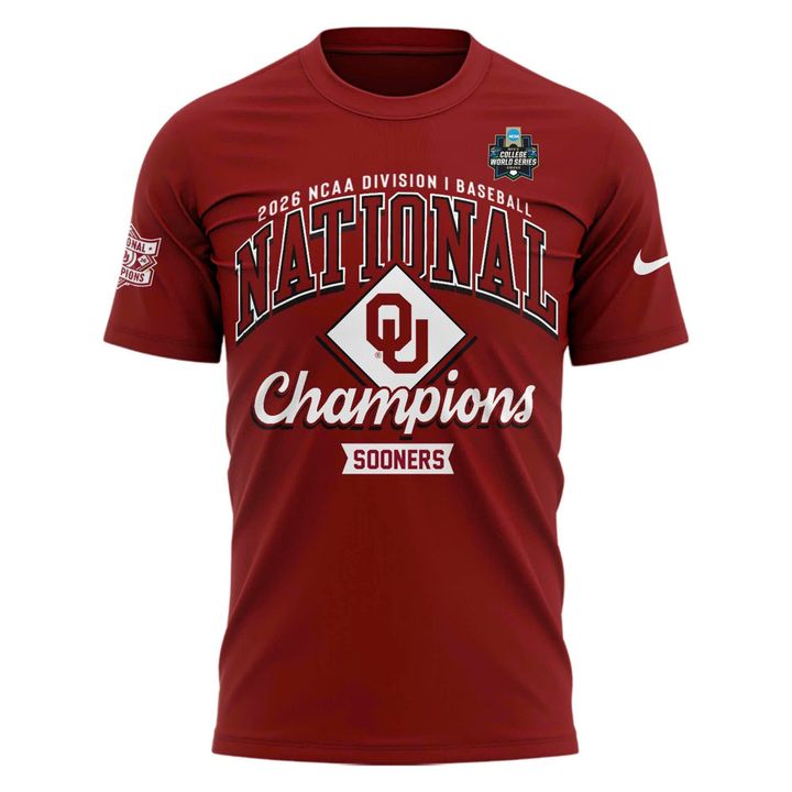 Oklahoma Sooners 2026 NCAA Baseball National Champions Snapback Hat
