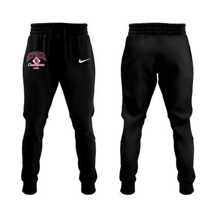 Oklahoma Sooners 2026 NCAA Baseball National Champions Locker Room T-Shirt - Black