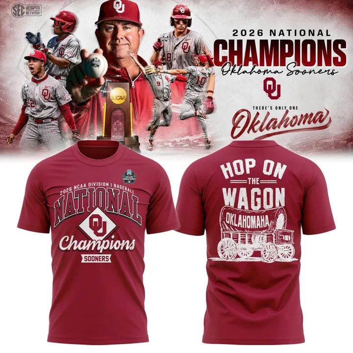 Oklahoma Sooners "Hop On The Wagon" T-Shirt