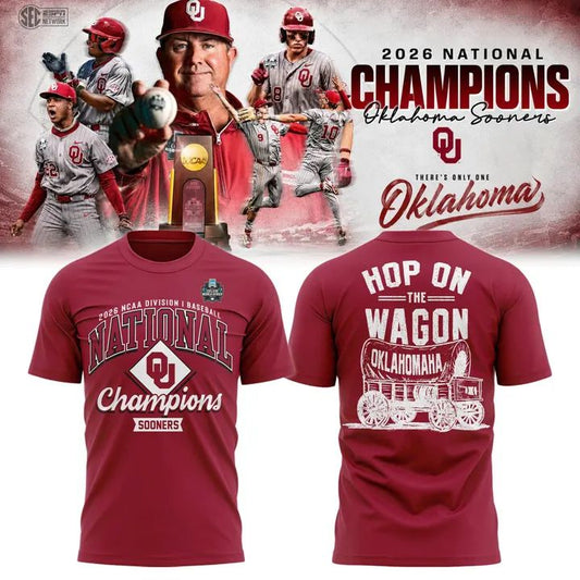 Oklahoma Sooners "Hop On The Wagon" T-Shirt