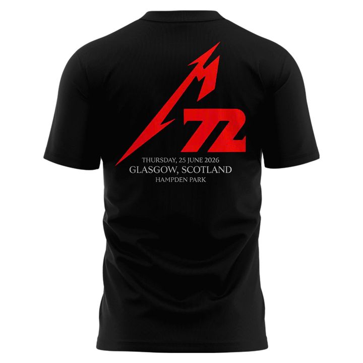 Metallica M72 World Tour Glasgow T-shirt | UI88