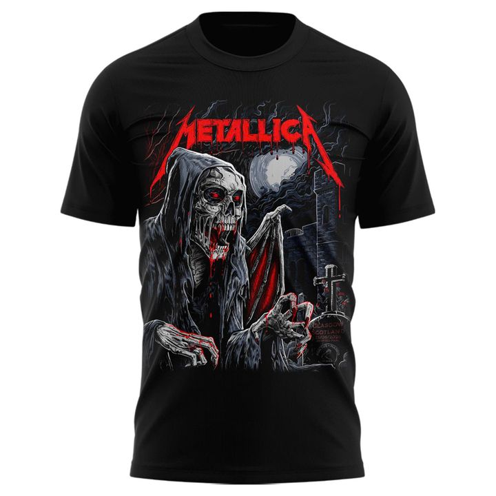 Metallica M72 World Tour Glasgow T-shirt | UI88