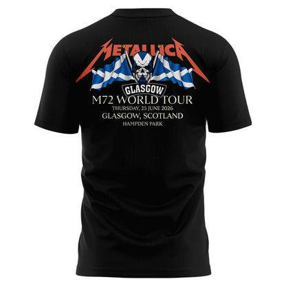 Metallica M72 World Tour Glasgow Special T-shirt | BS47