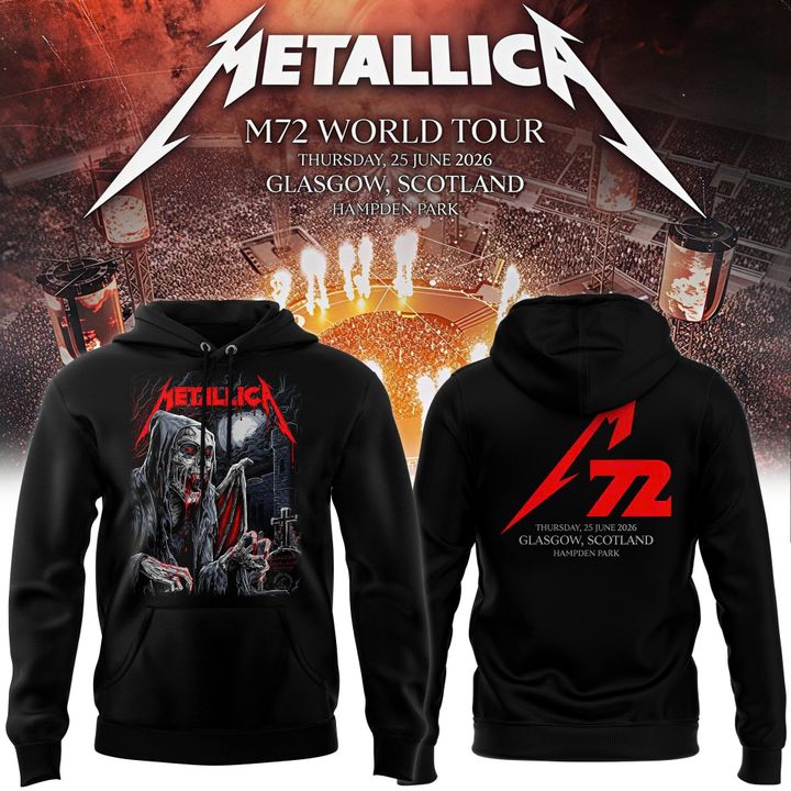 Metallica M72 World Tour Glasgow Hoodie | VT61