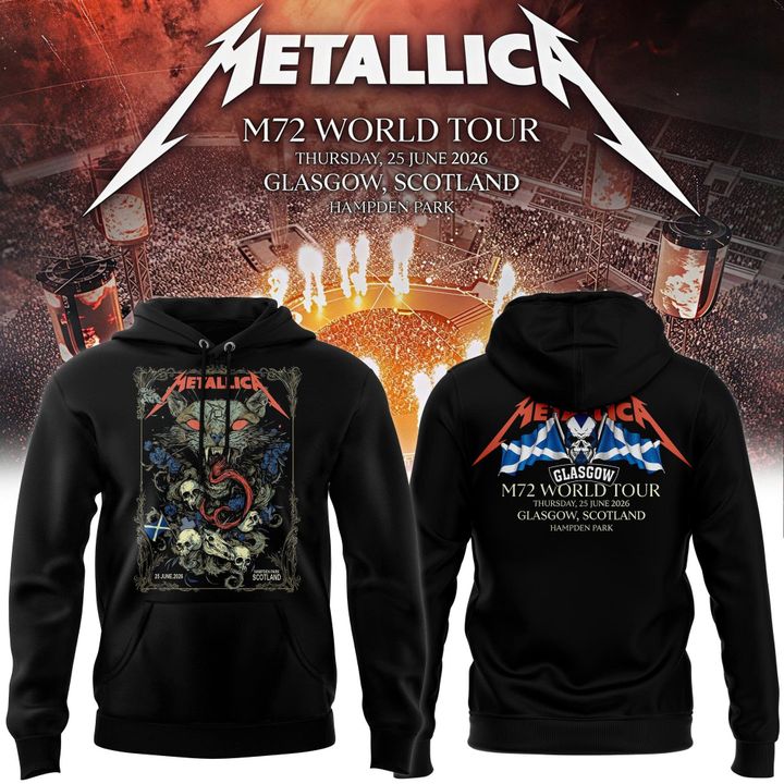 Metallica M72 World Tour Glasgow Special Hoodie | MV82